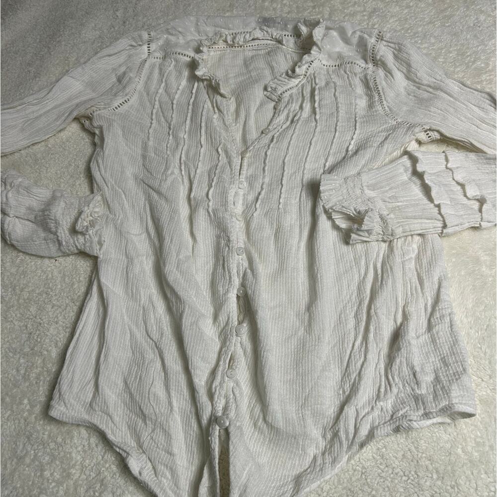 Faherty Willow Blouse Size Small - image 3
